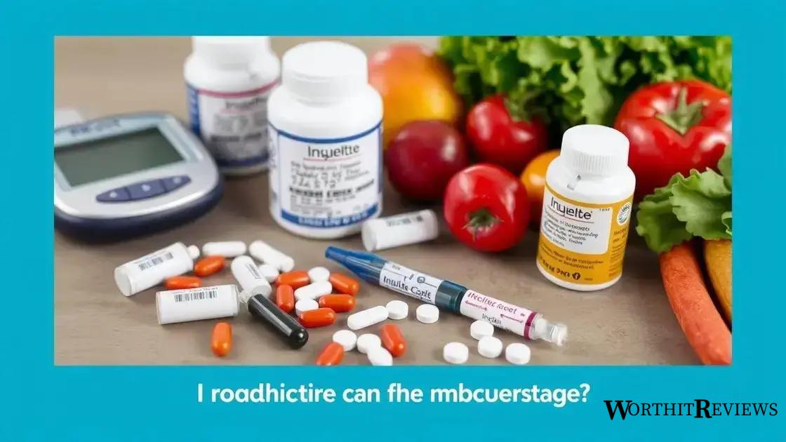 The role of medications in blood sugar management
