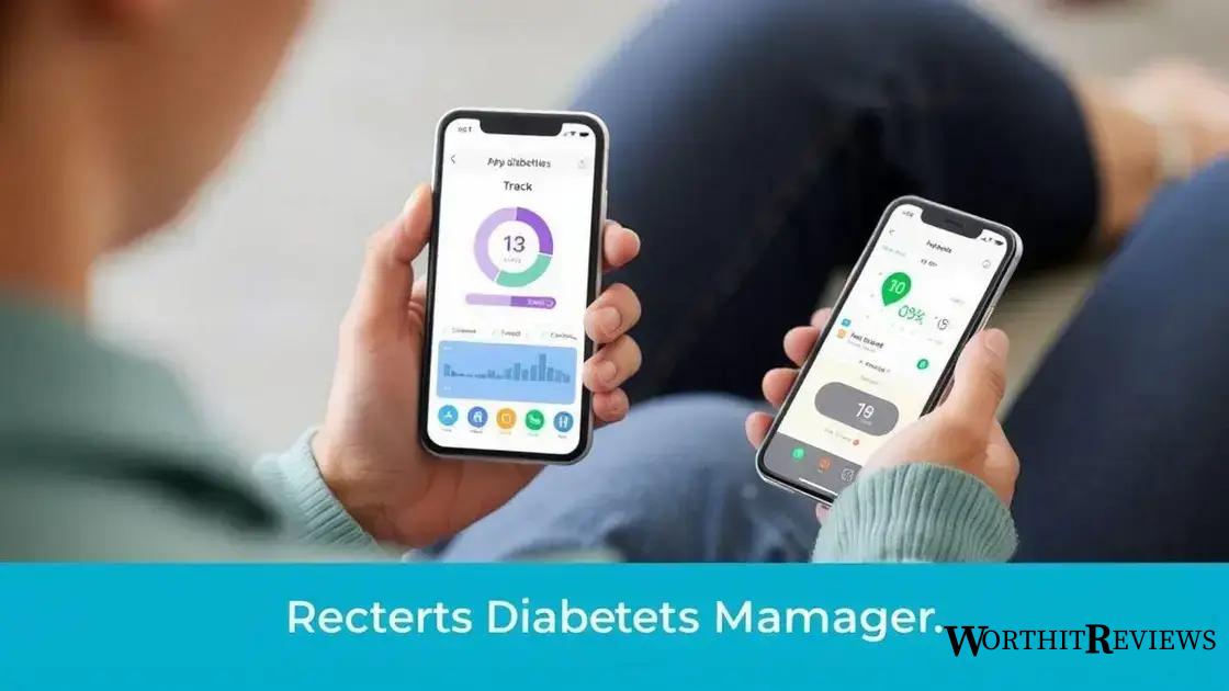 Tools and apps for tracking diabetes effectively