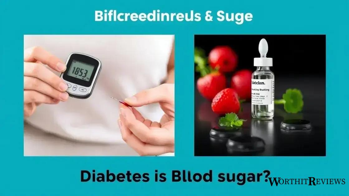 How diabetes affects blood glucose levels