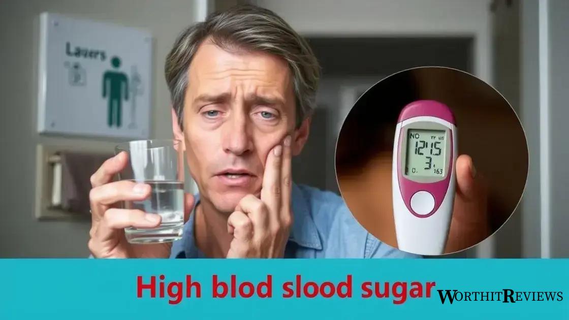 Signs and symptoms of high blood sugar