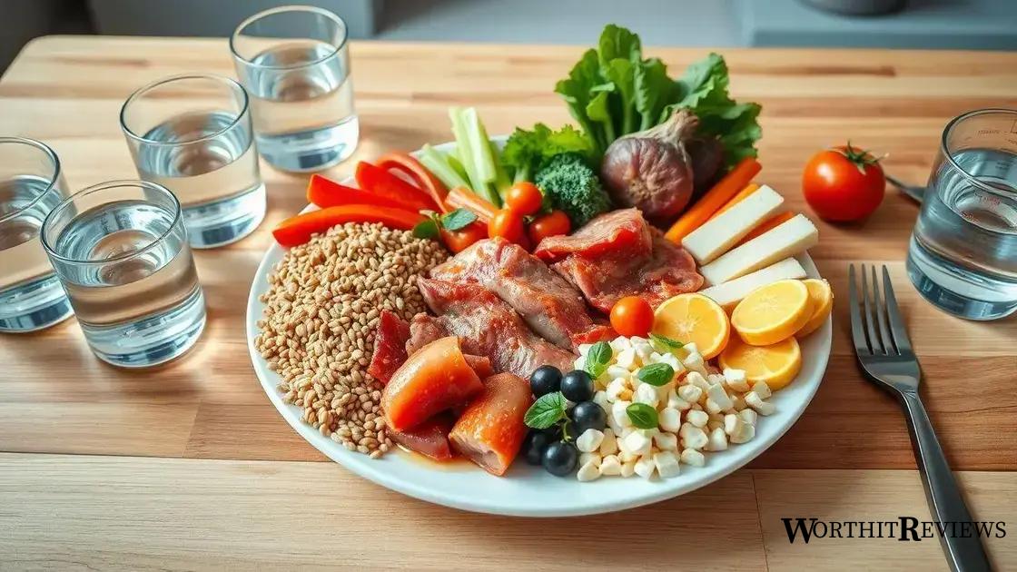 Dietary changes for blood sugar control