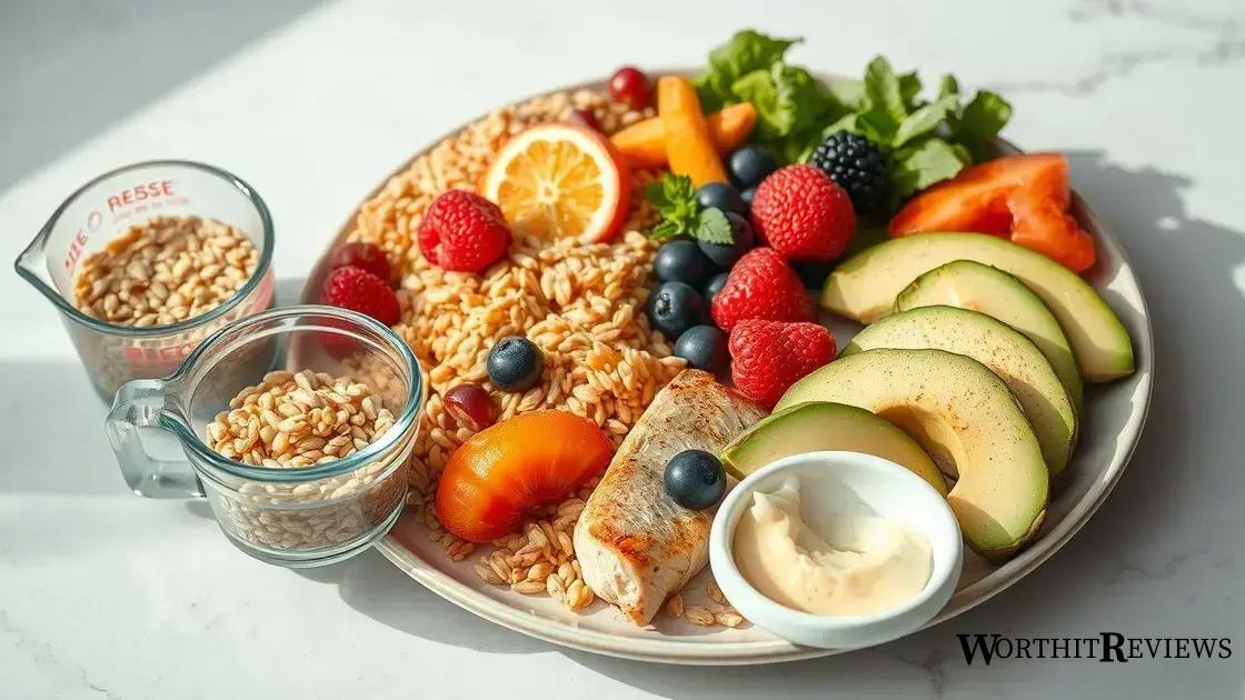 The role of diet in blood sugar management