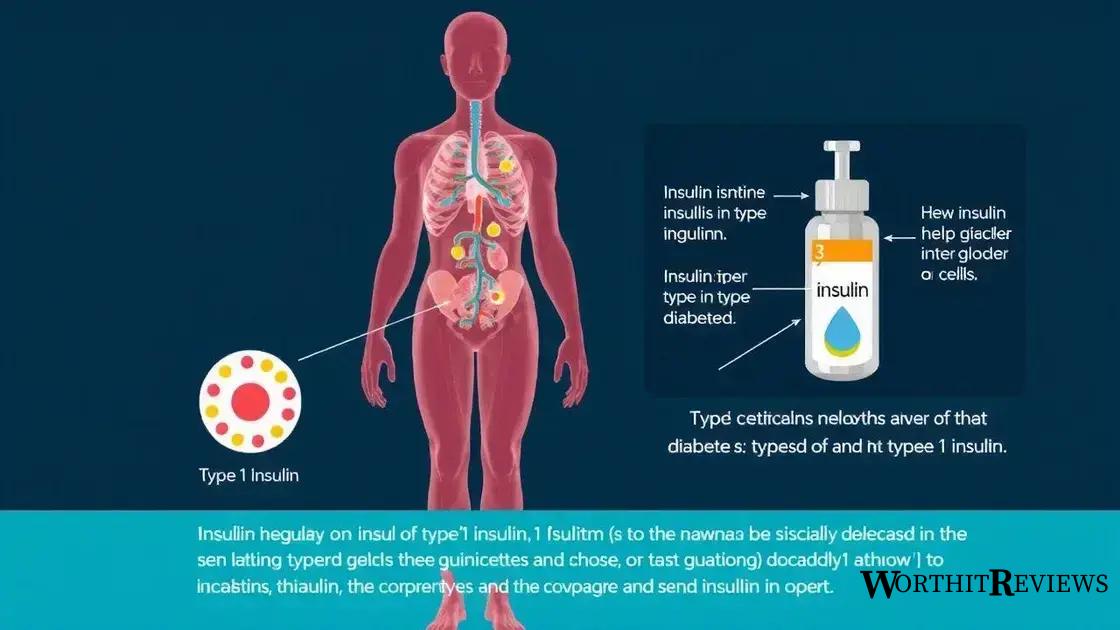 The role of insulin in both types of diabetes