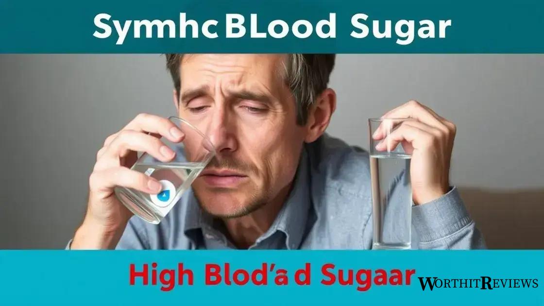 Recognizing the symptoms of high blood sugar