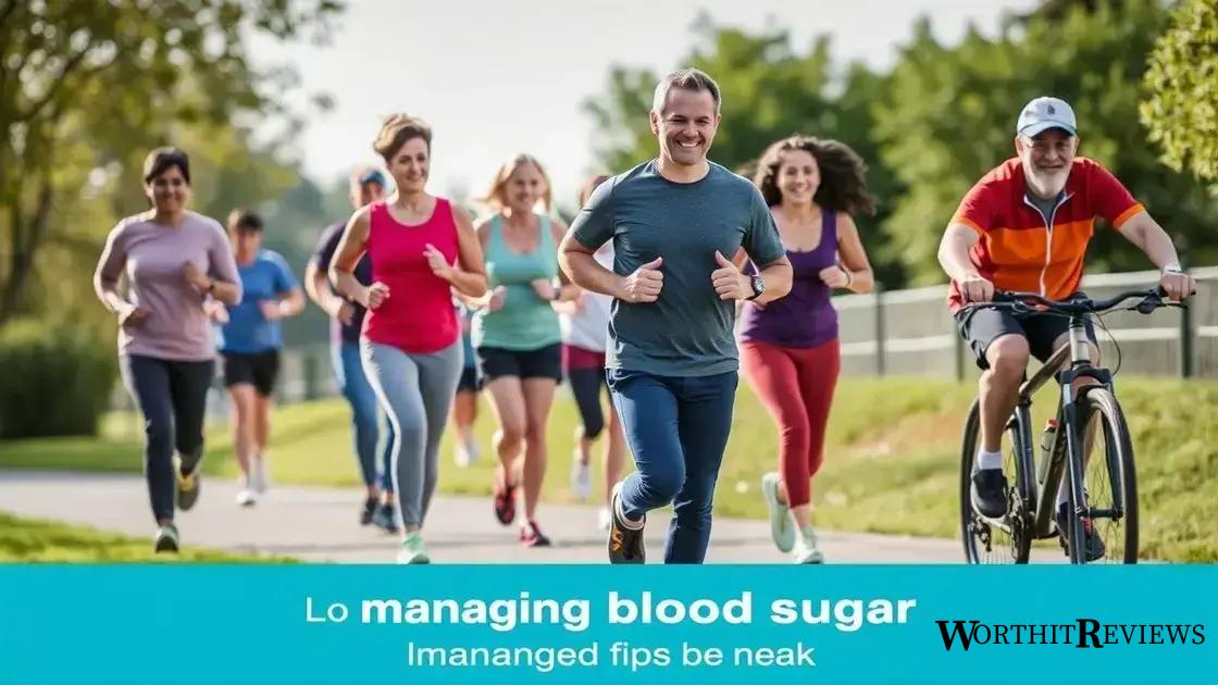 The role of exercise in managing blood sugar