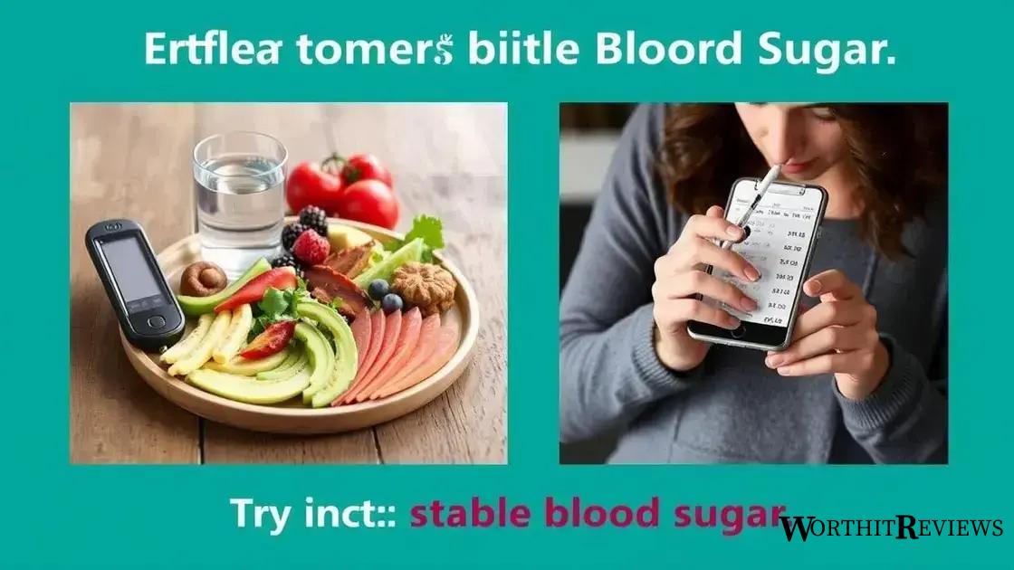 Tips for maintaining stable blood sugar throughout the day