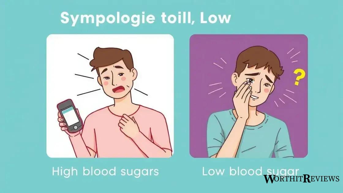 Symptoms of abnormal blood sugar readings