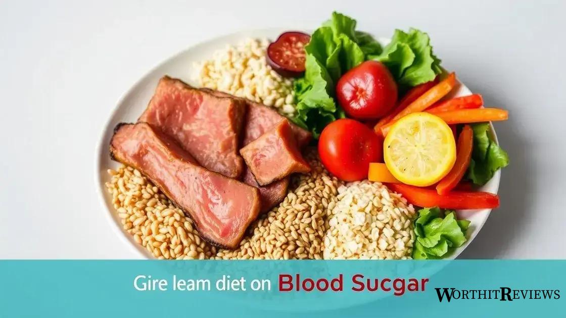 The impact of diet on blood sugar