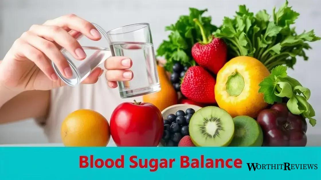 Role of hydration in sugar balance