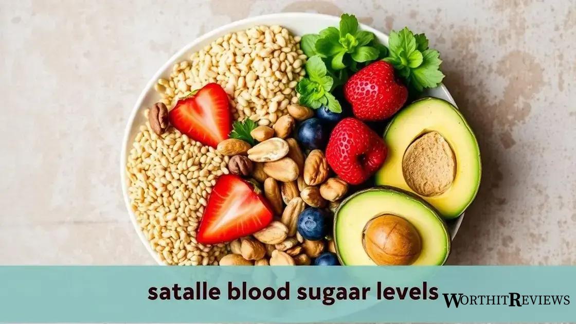 Top food choices for stable sugar levels
