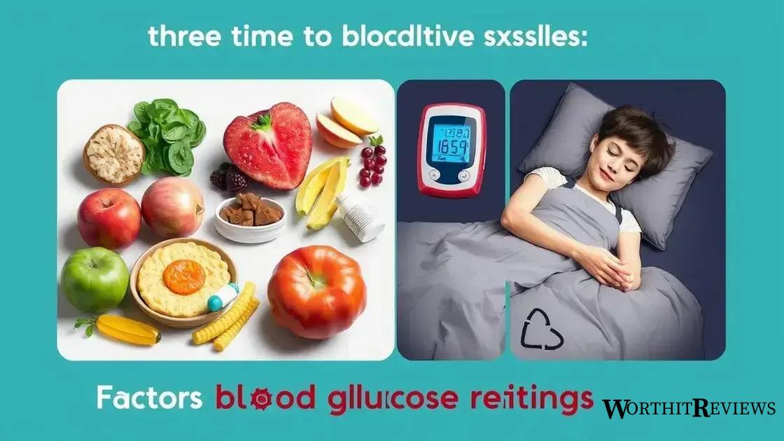 Factors influencing blood glucose readings