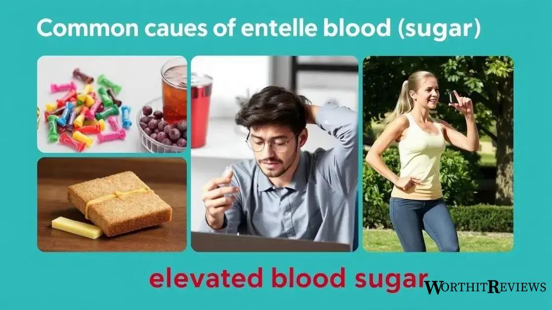 Common causes of elevated blood sugar