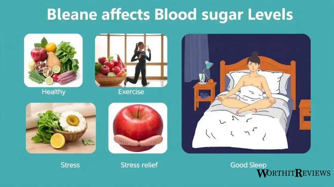Key factors affecting blood sugar levels