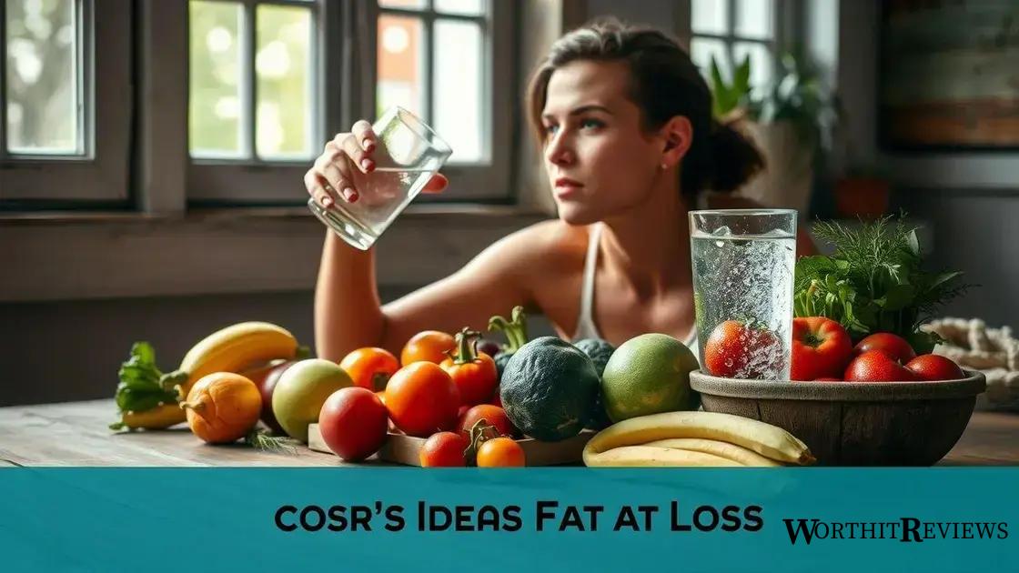 The role of hydration in fat loss