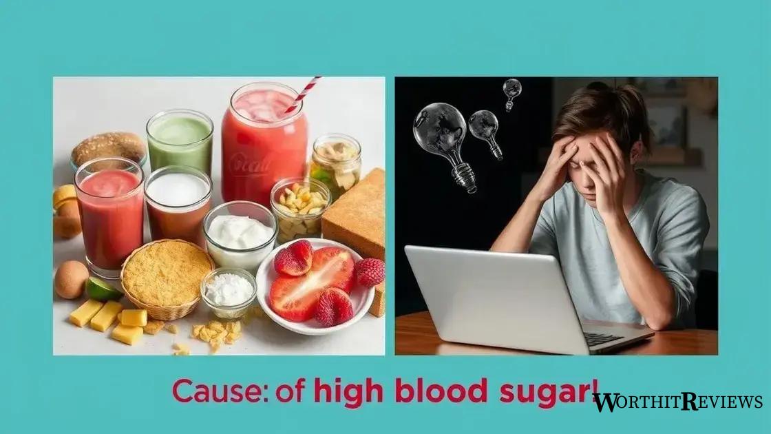 Common causes of high blood sugar
