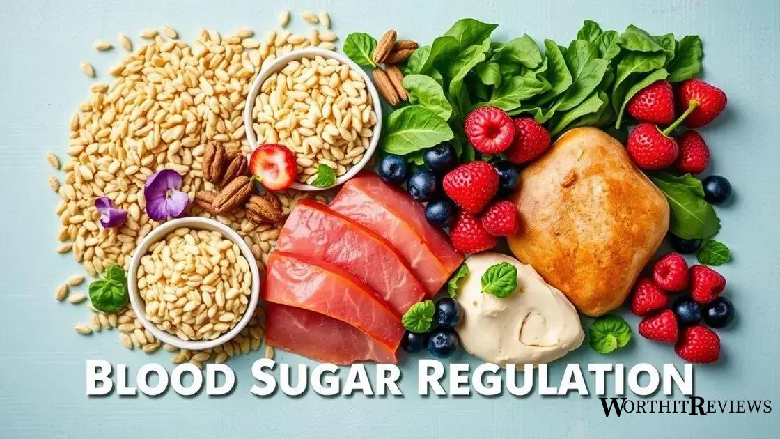 Foods that help regulate blood sugar
