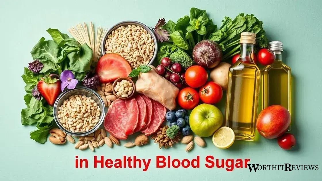 Top foods for maintaining healthy blood sugar