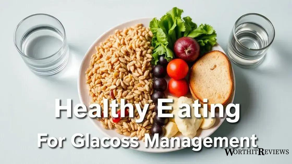 The impact of diet on glucose management