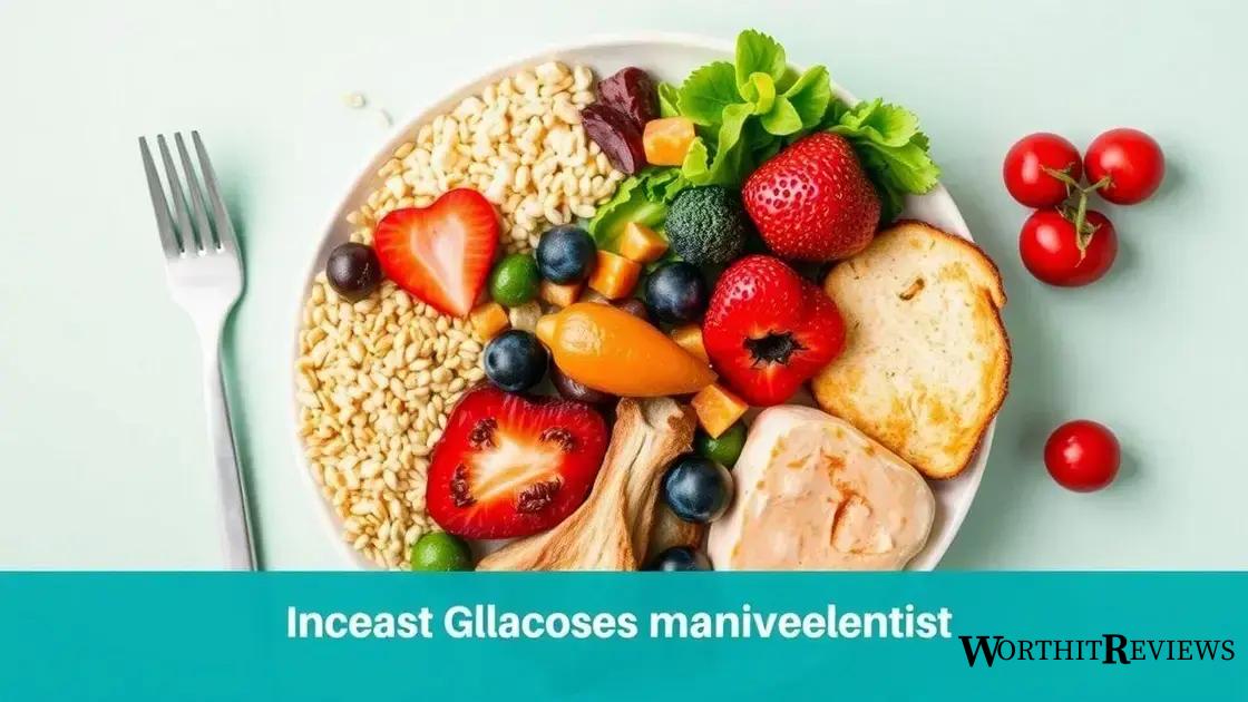 The impact of diet on glucose management
