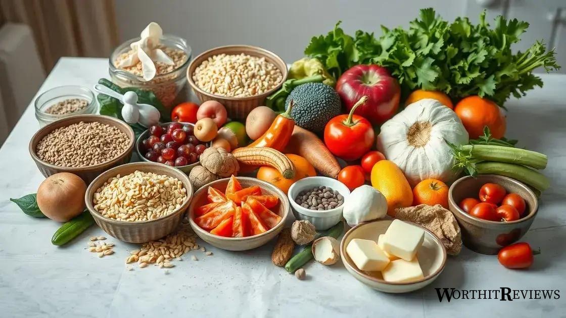 The role of diet in managing blood glucose