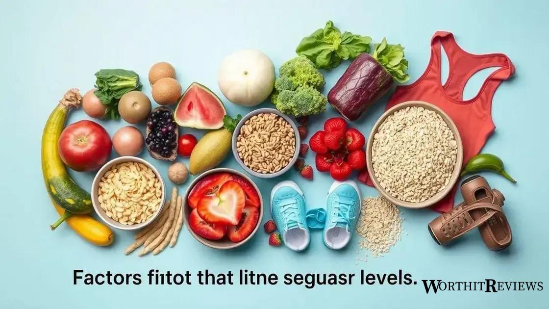 Factors affecting sugar levels