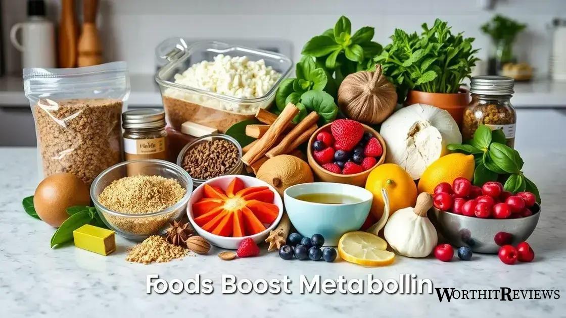 Top foods that boost metabolism