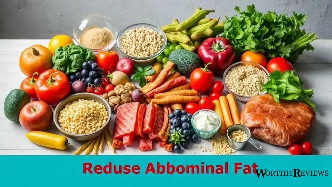 Effective diet strategies for reducing abdominal fat