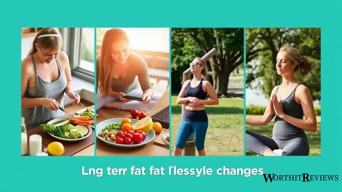 Lifestyle changes for long-term fat loss