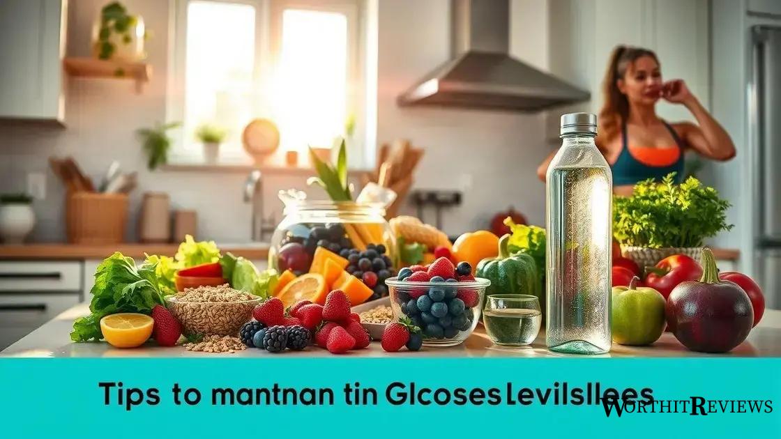Tips to maintain balanced glucose levels